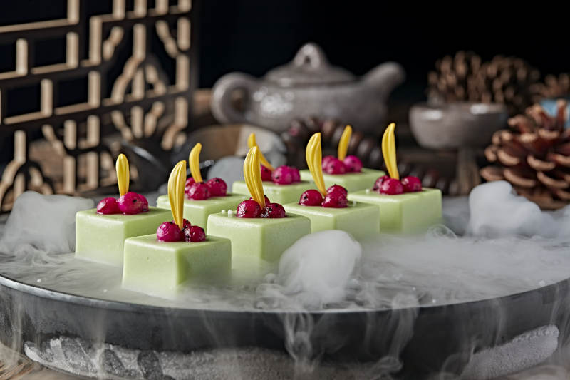 冰镇哈密瓜果冻豆腐图片