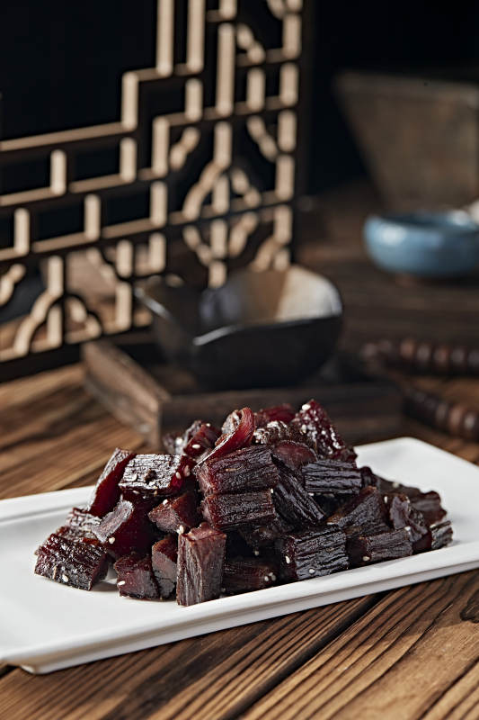 草原风干牛肉干图片