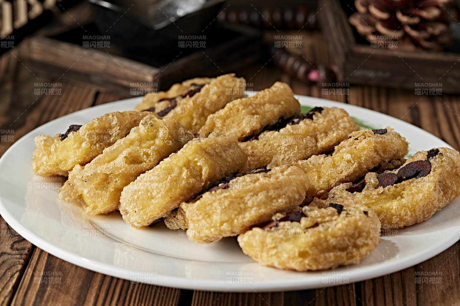 油炸枣花馍片图片