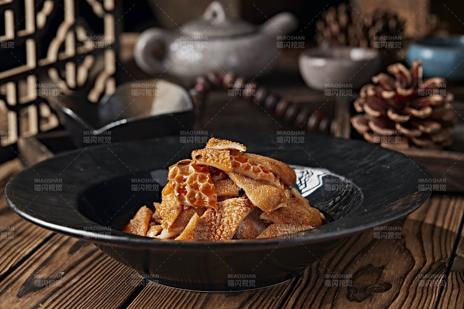 浇汁白水煮羊肚图片