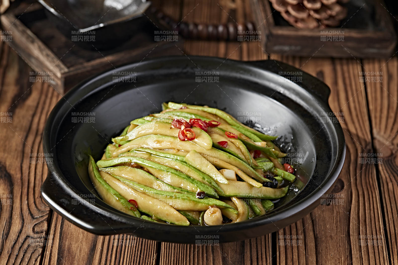 砂锅豆豉蒜香西葫芦条图片