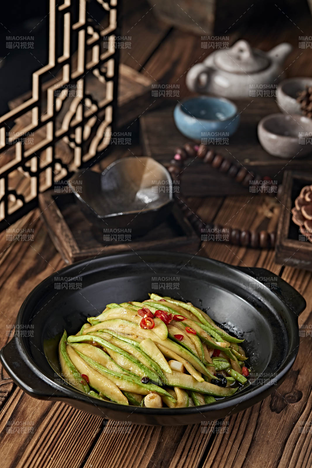 砂锅豆豉蒜香西葫芦条图片