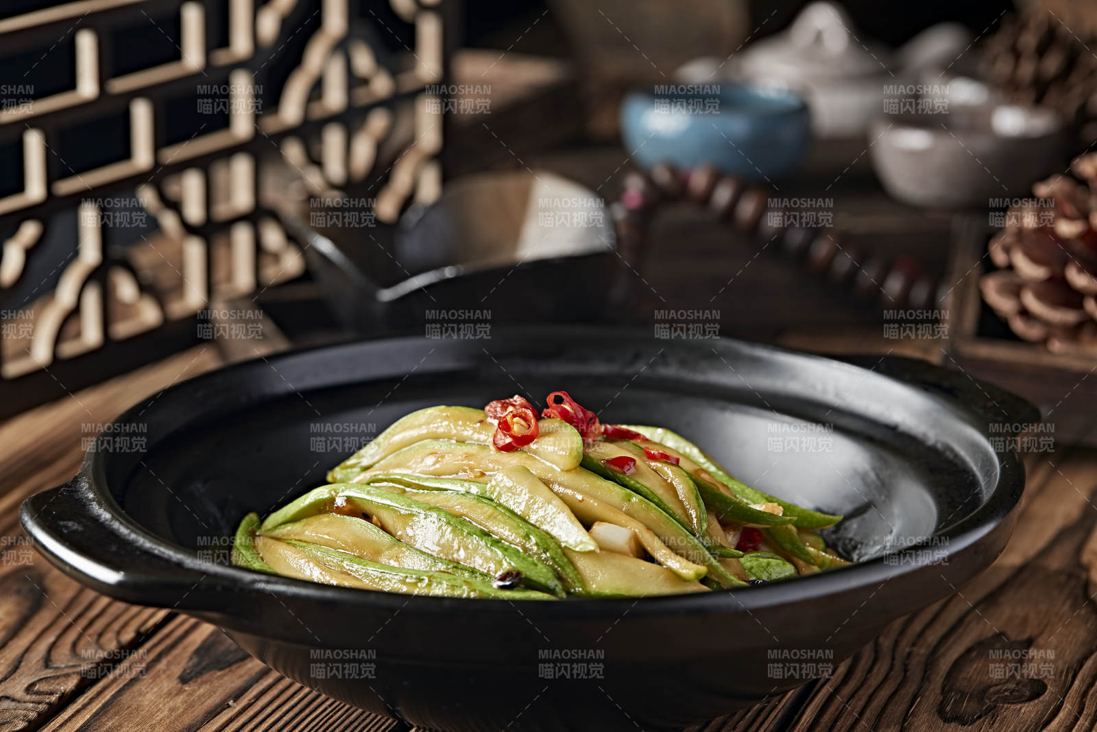 砂锅豆豉蒜香西葫芦条图片