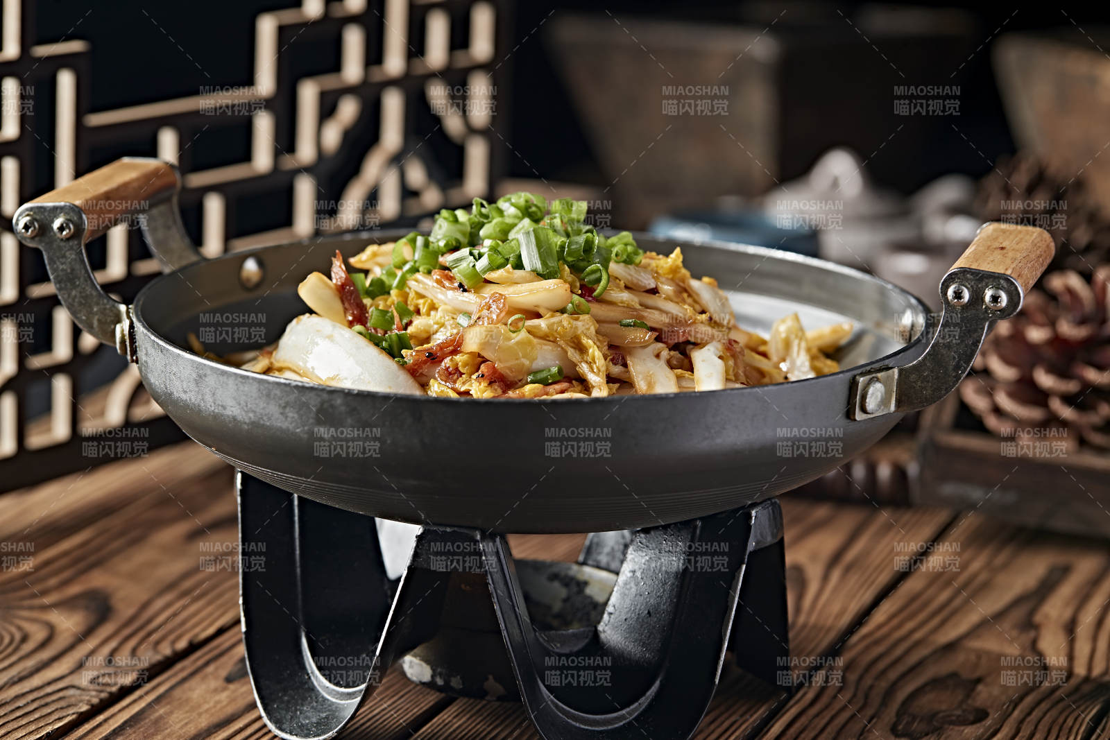 锅仔葱香虾干娃娃菜图片