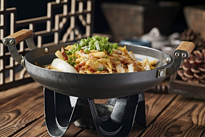 锅仔葱香虾干娃娃菜图片