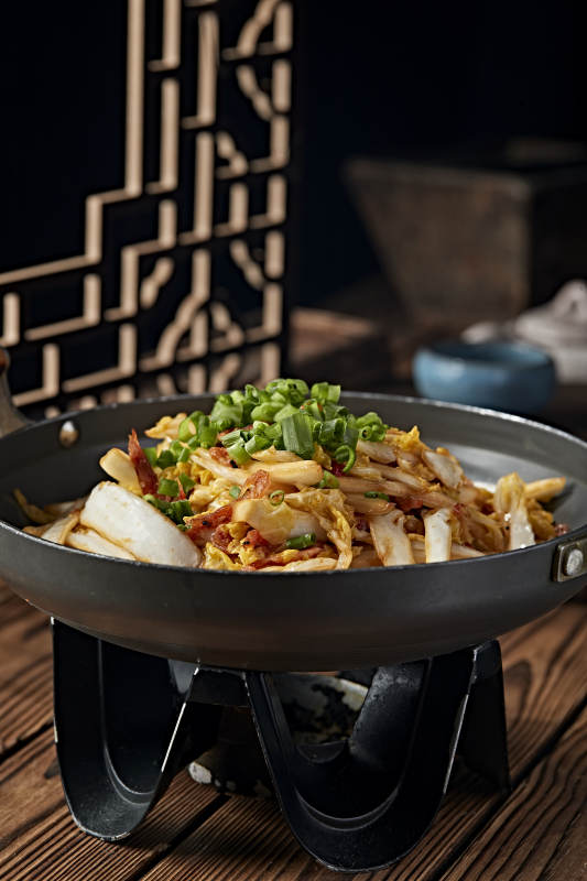 锅仔葱香虾干娃娃菜图片