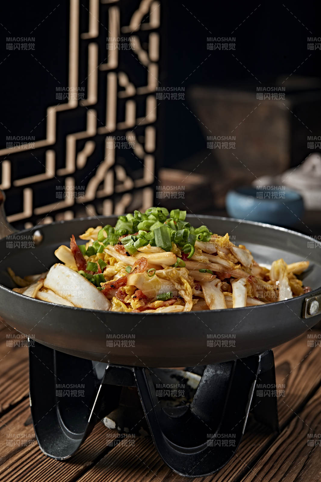 锅仔葱香虾干娃娃菜图片