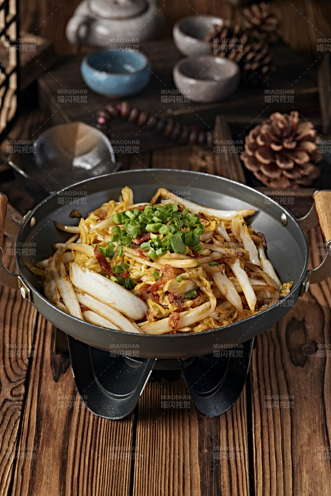 锅仔葱香虾干娃娃菜图片