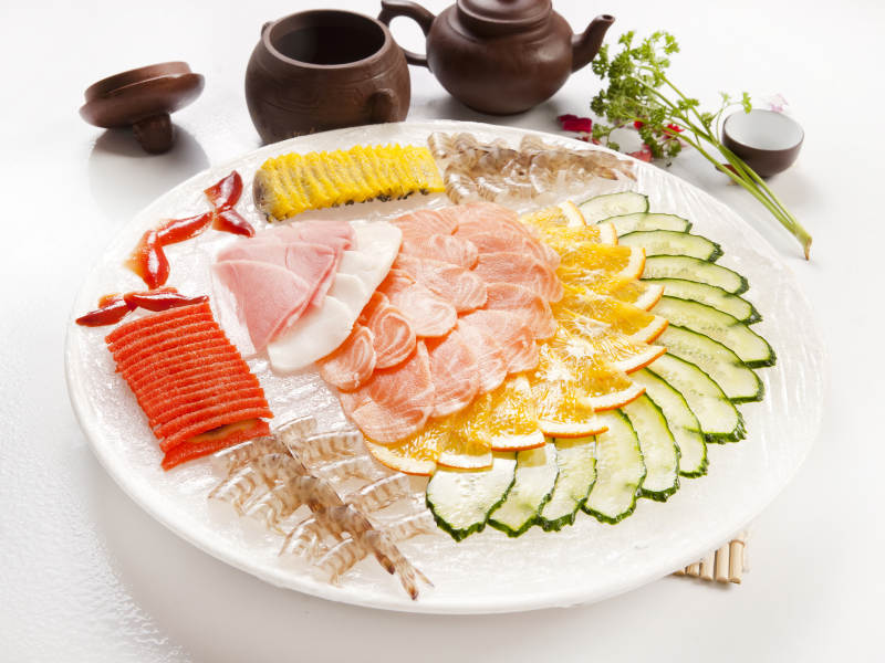 刺身海鲜大拼盘图片
