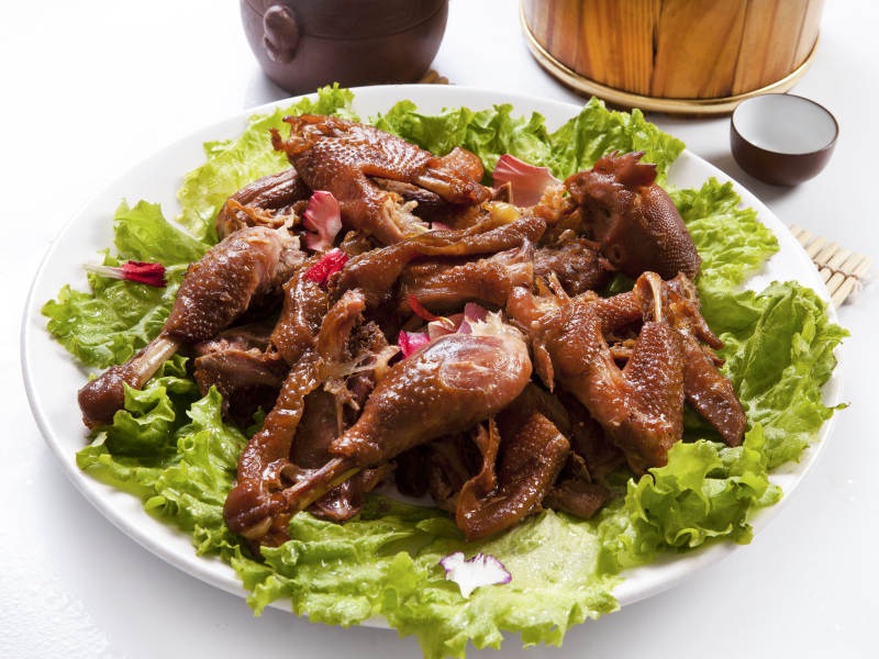 香酥手撕鸡图片