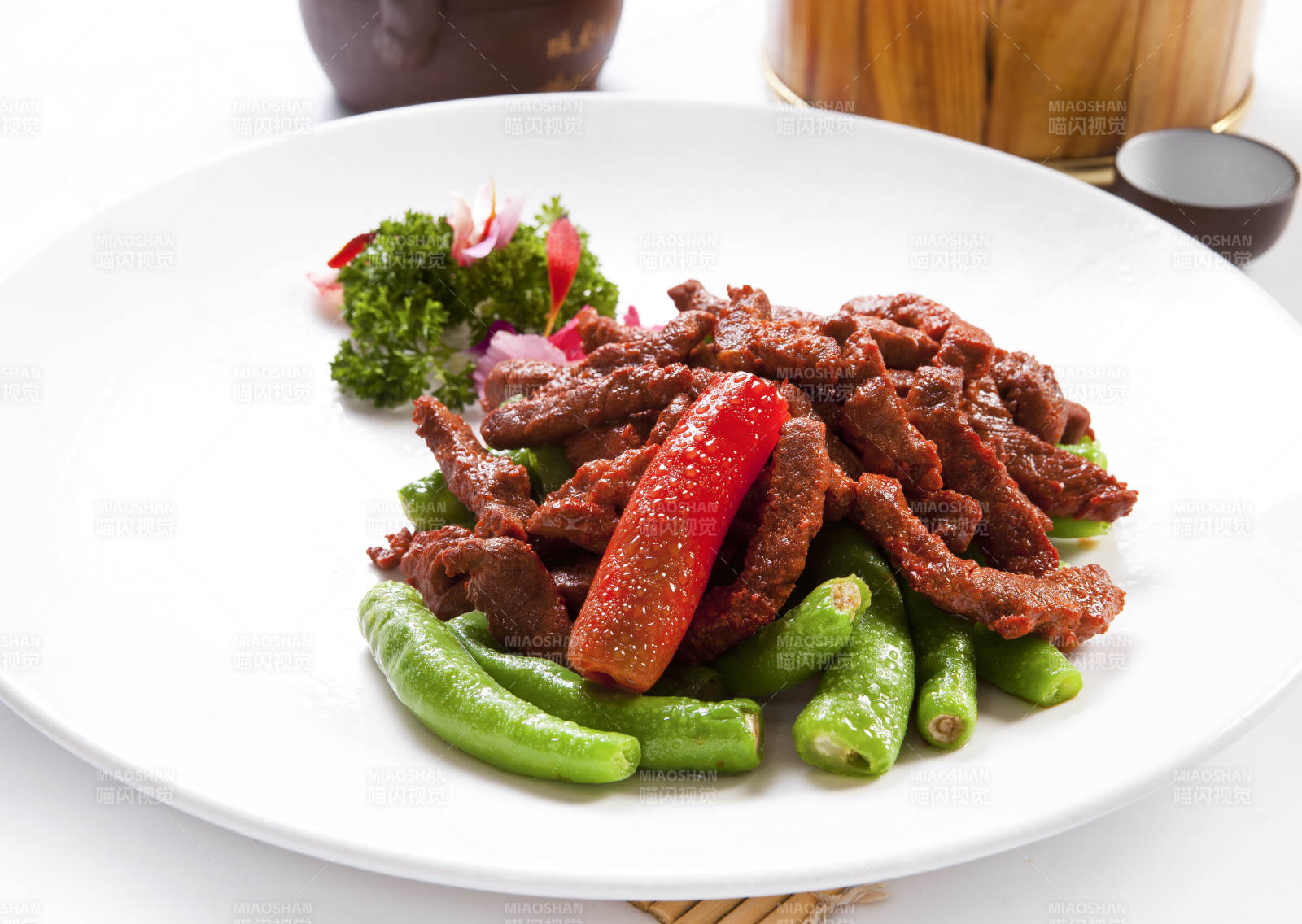 杭椒牛柳小炒图片