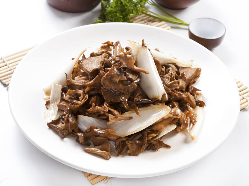 葱煲山珍菌图片