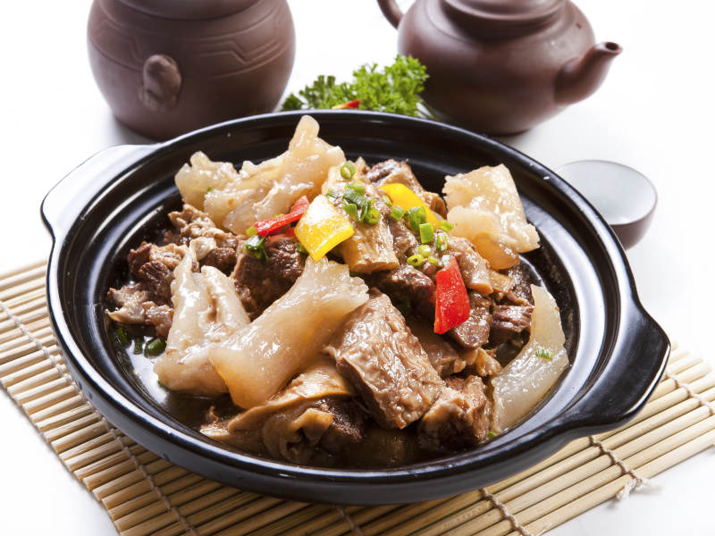 锅烧筋头巴脑图片