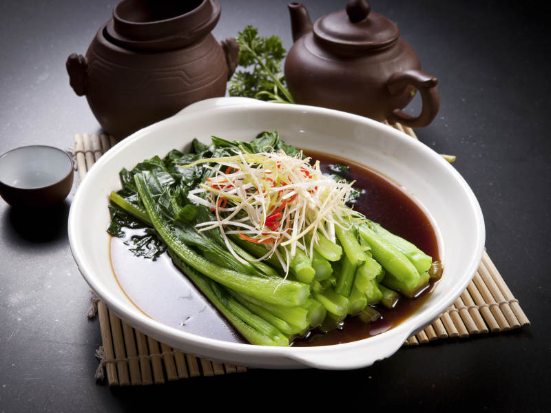 白灼蚝油芥蓝图片