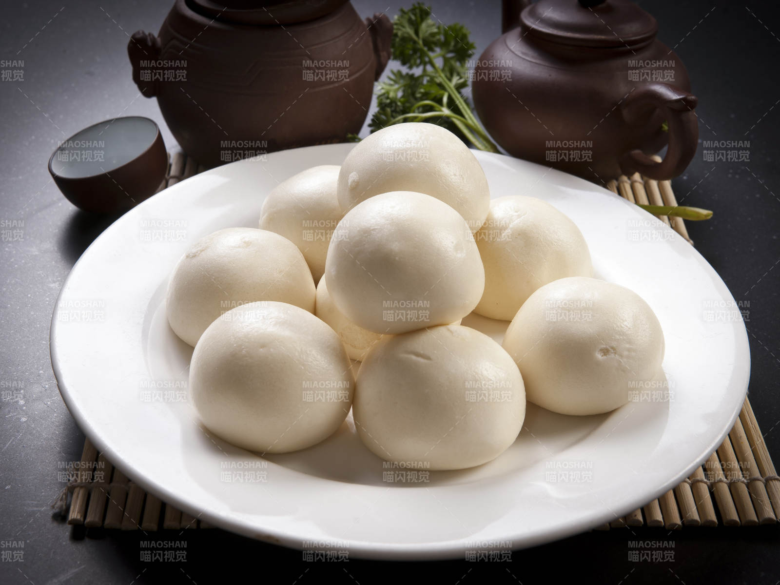 面食豆沙包图片