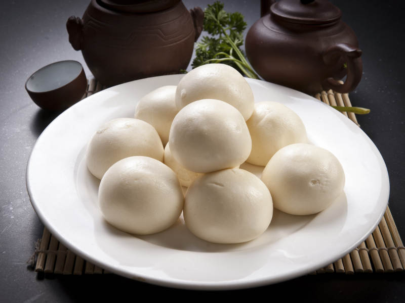 面食豆沙包图片