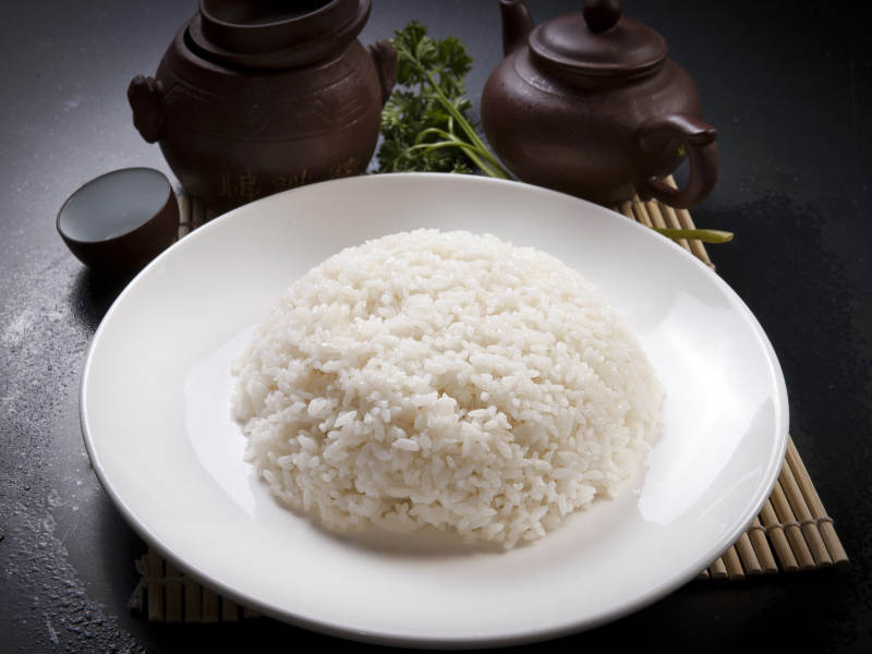 香喷喷的白米饭图片