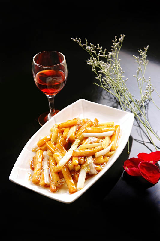 章丘大葱烧薯条图片