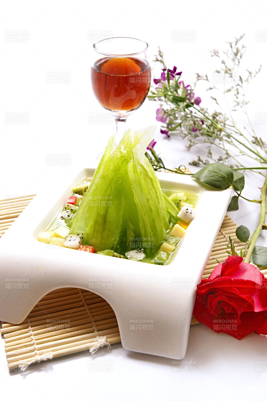 水果捞莴笋丝图片