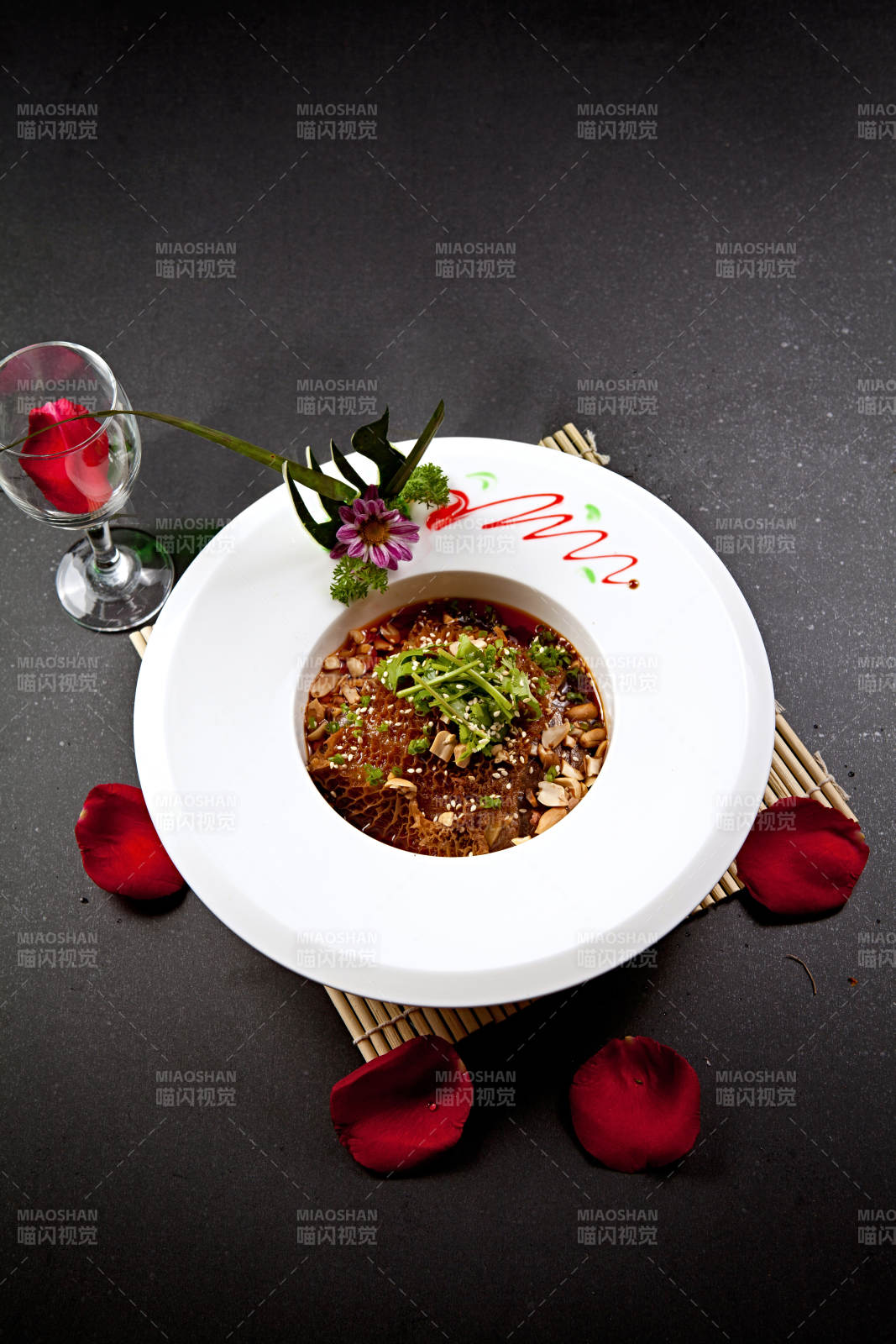 口水香辣金钱肚图片