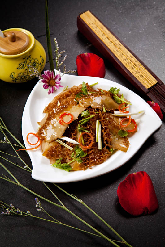 捞汁金钱肚图片