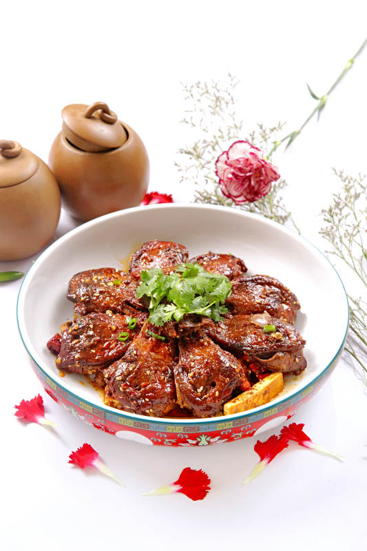 香锅辣鸭头图片