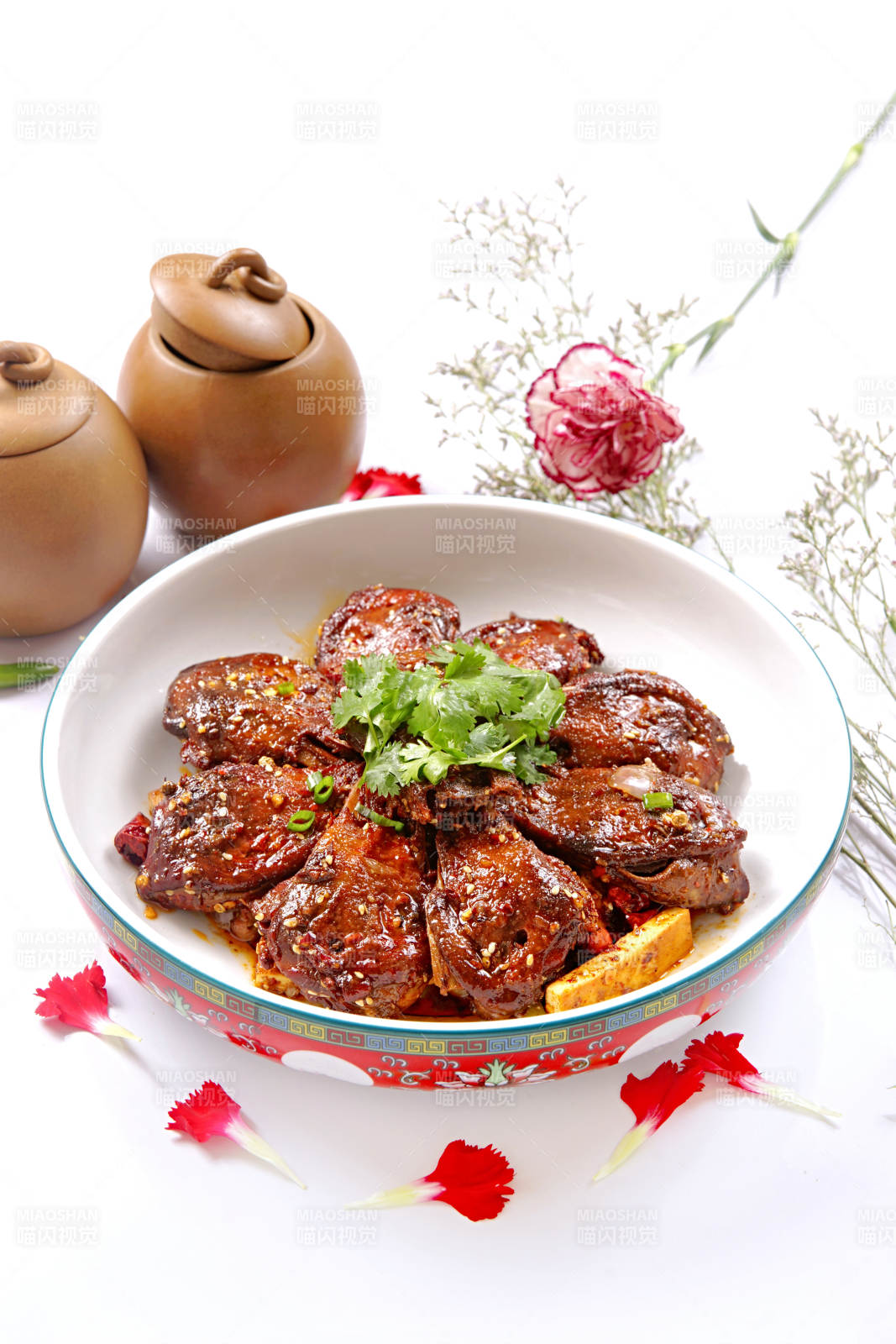 香锅辣鸭头图片