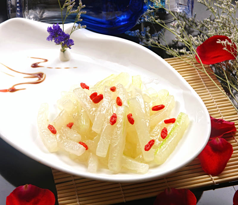 枸杞蜜汁冬瓜条图片