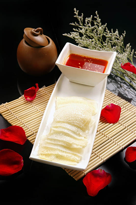 蘸汁过桥煮百叶图片