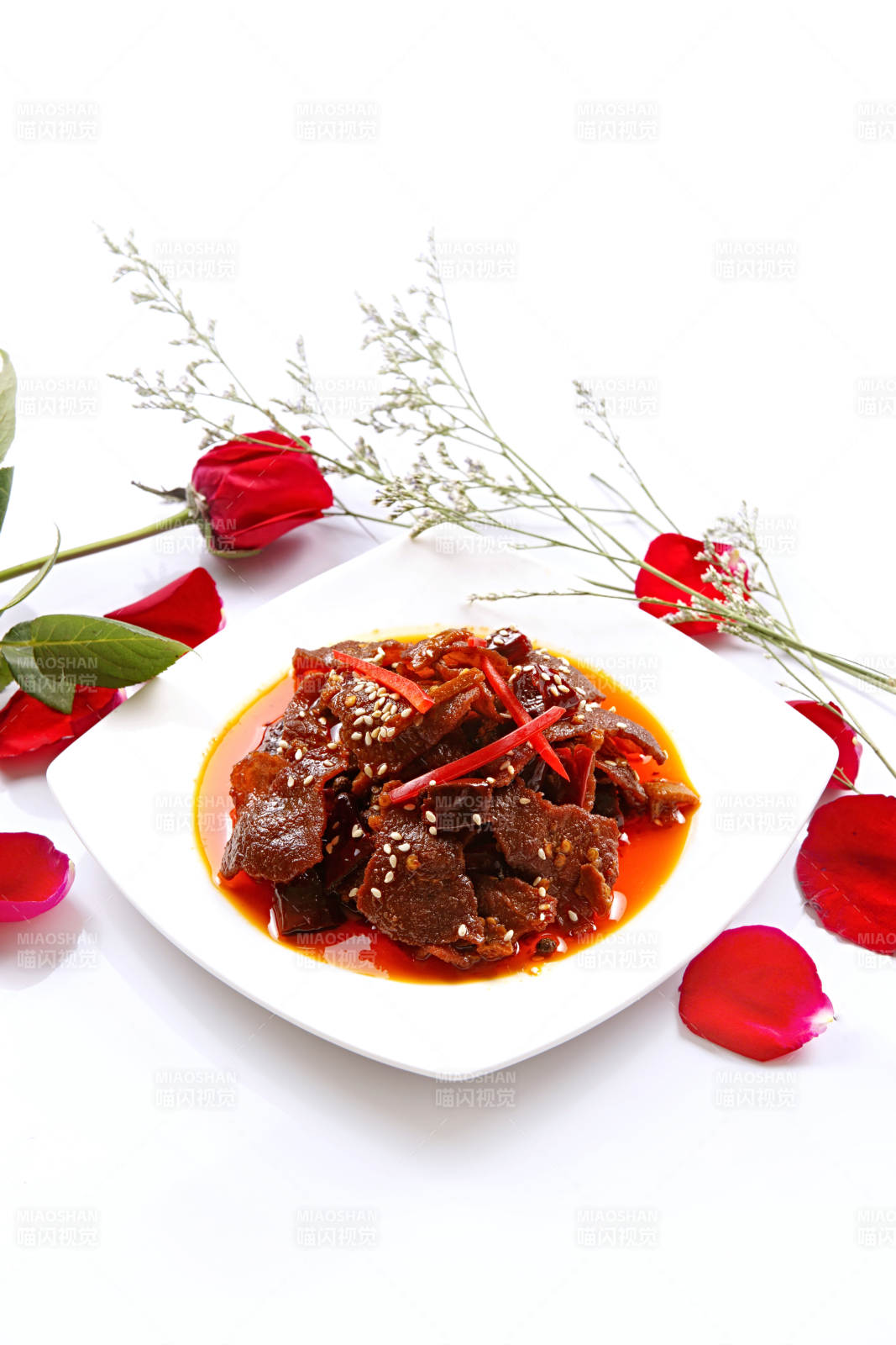 红油陈皮牛肉图片