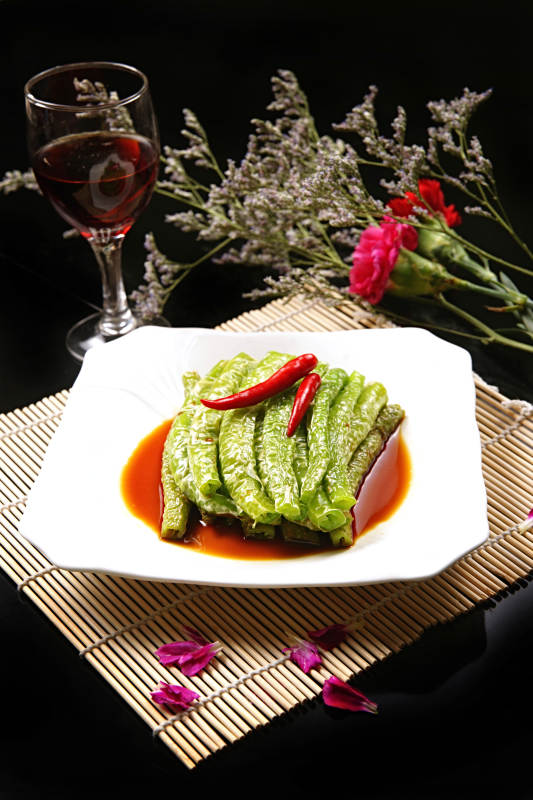 浇汁虎皮尖椒图片