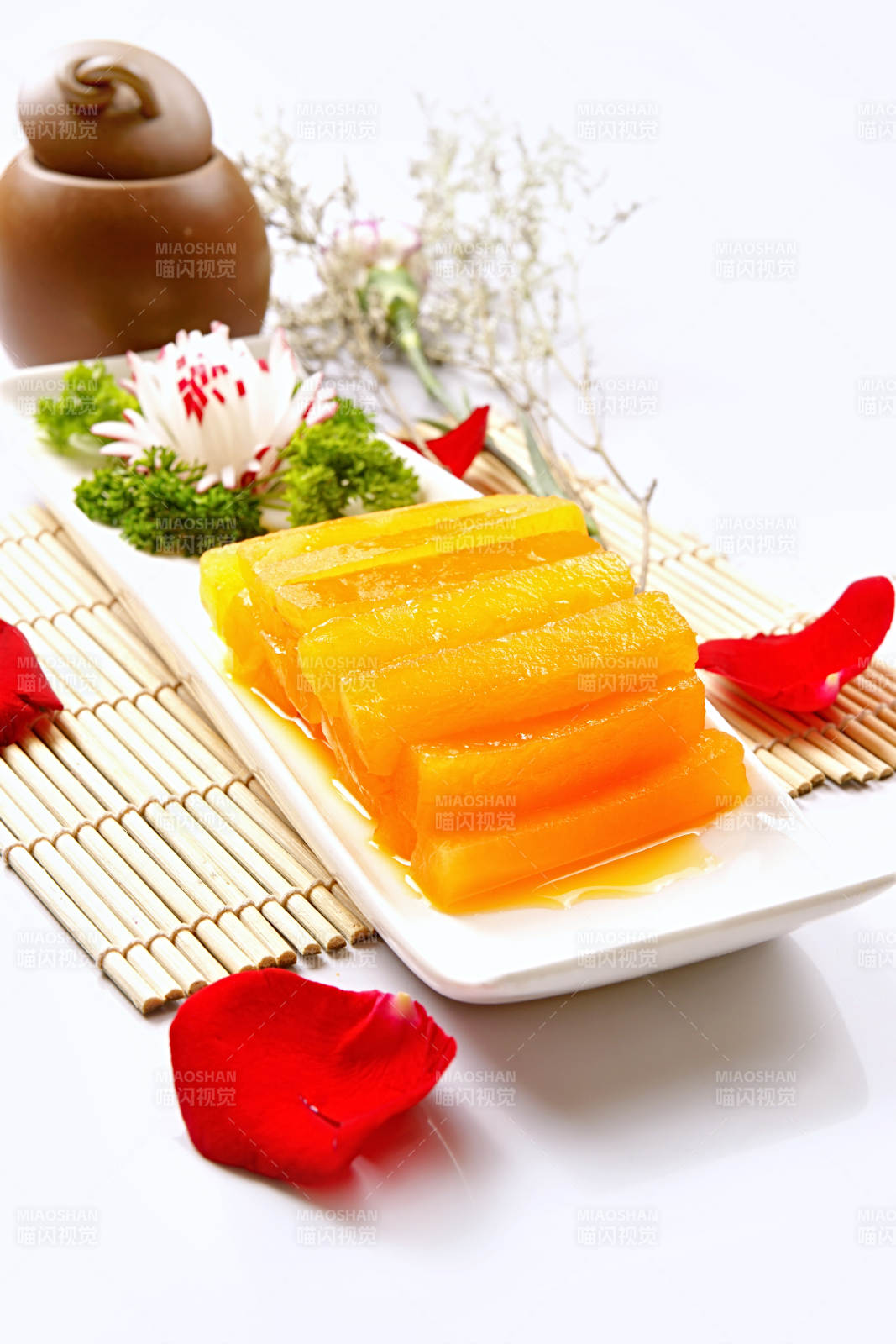 橙汁蜜醸冬瓜条图片