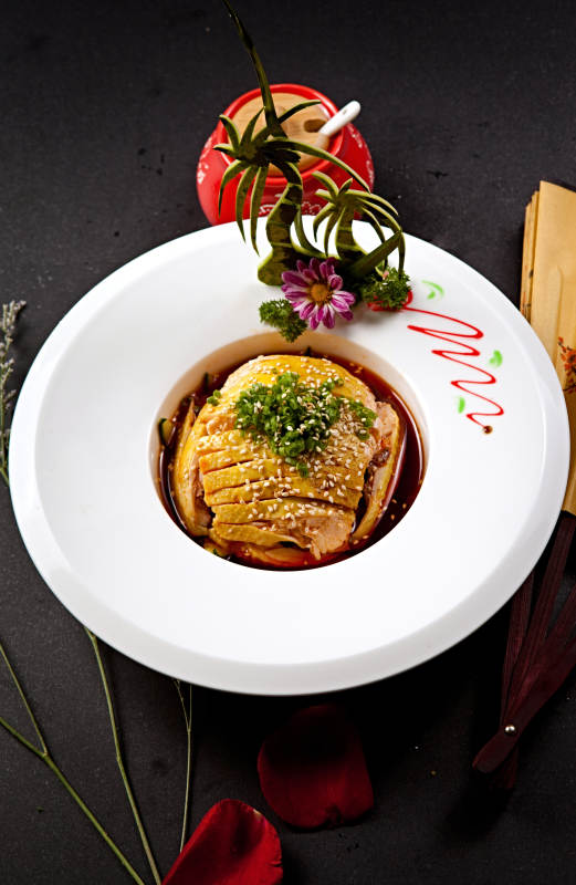 红油口水鸡图片