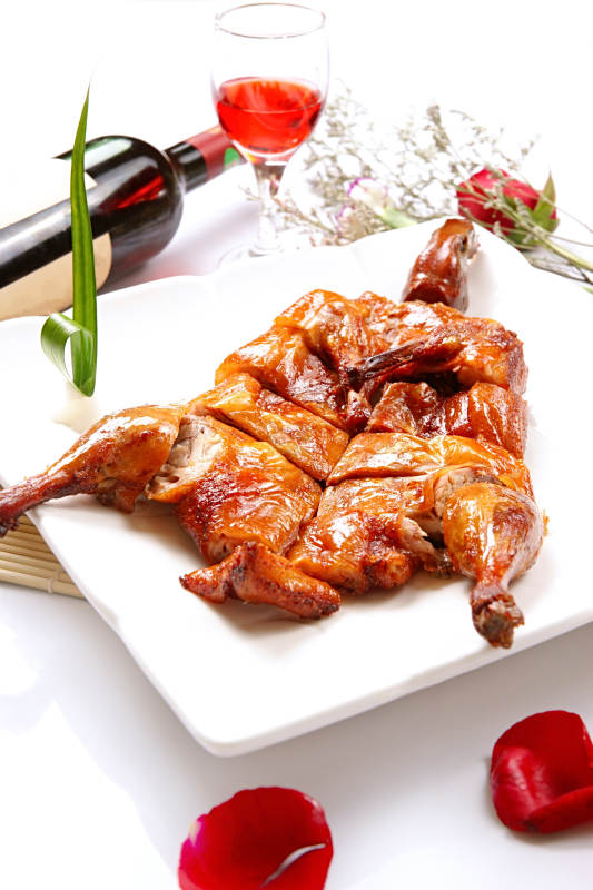 香酥脆皮鸭图片