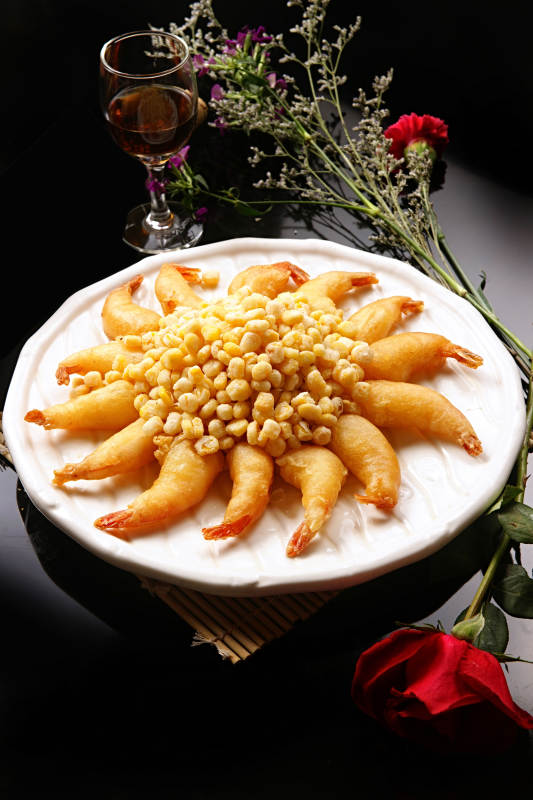 金米避风塘炸虾图片