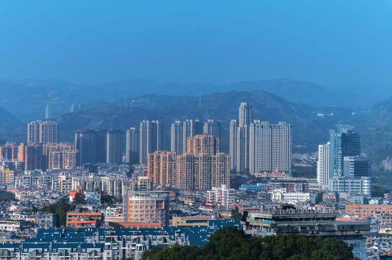 福鼎城市天际线图片