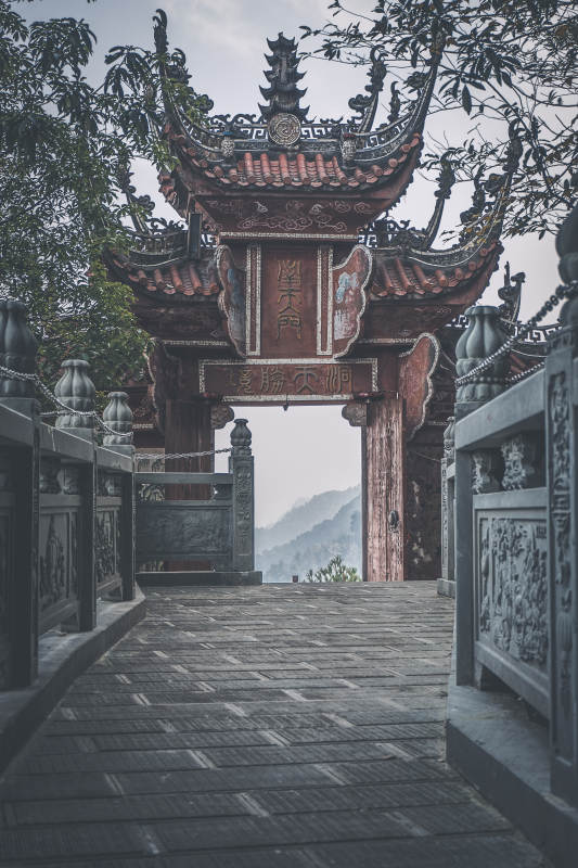 重庆南山老君洞风光图片