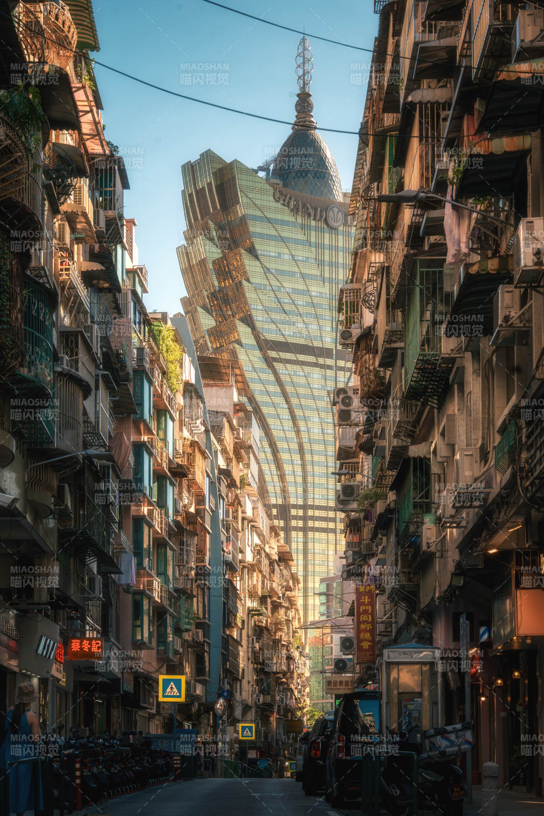 澳门都市奇景 新旧交汇图片