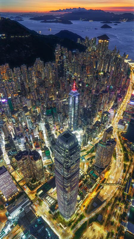 香港维多利亚港图片