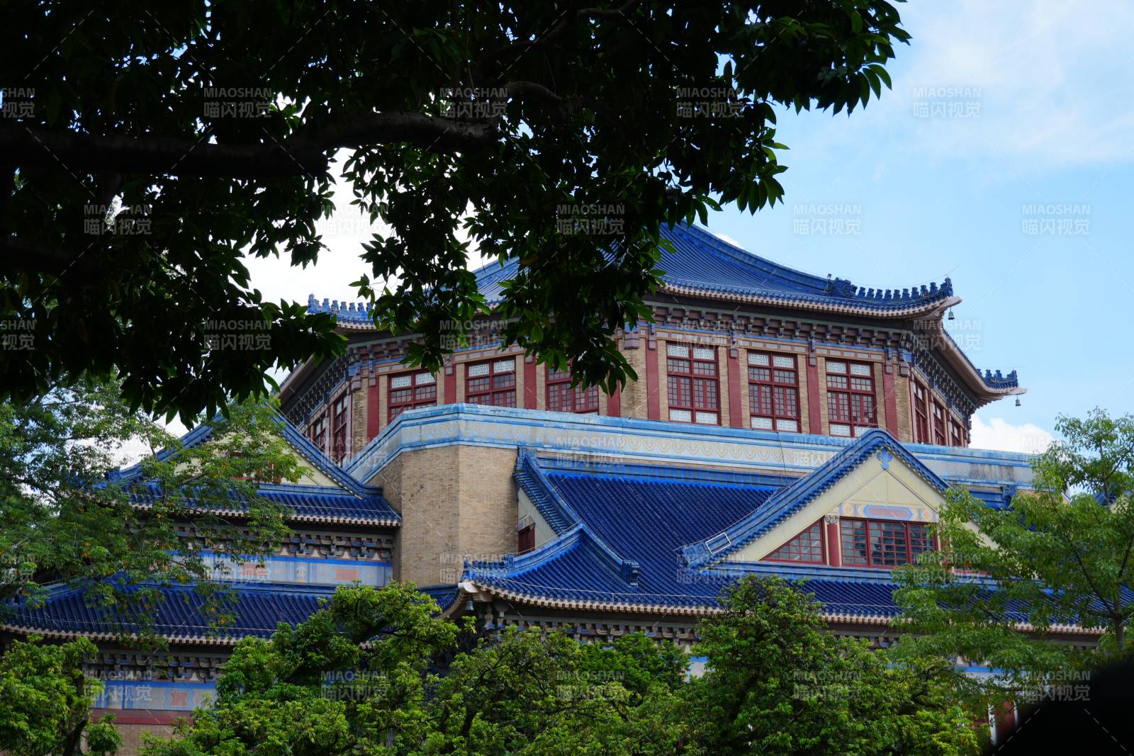 广州中山纪念堂古建筑风光图片