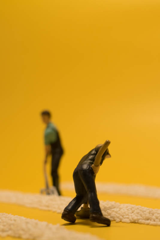 微缩人物劳作场景图片