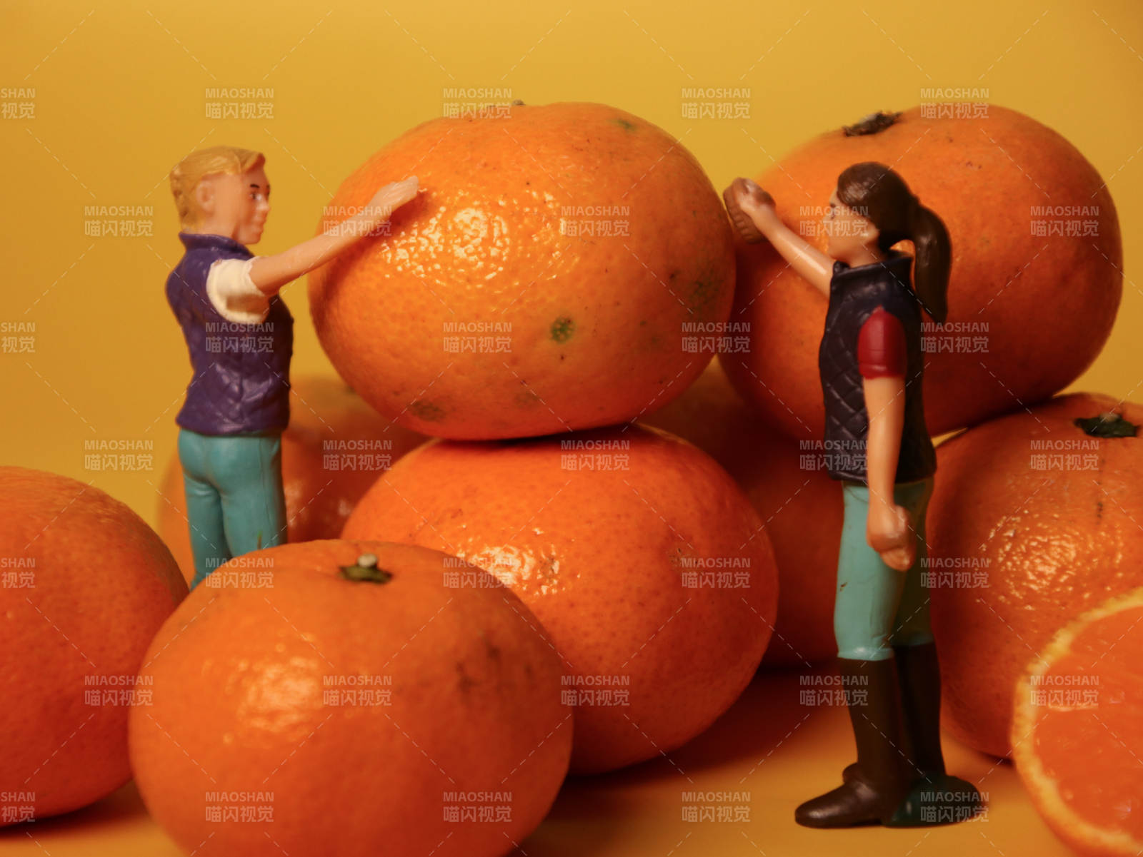 小人与橙子的奇妙相遇图片