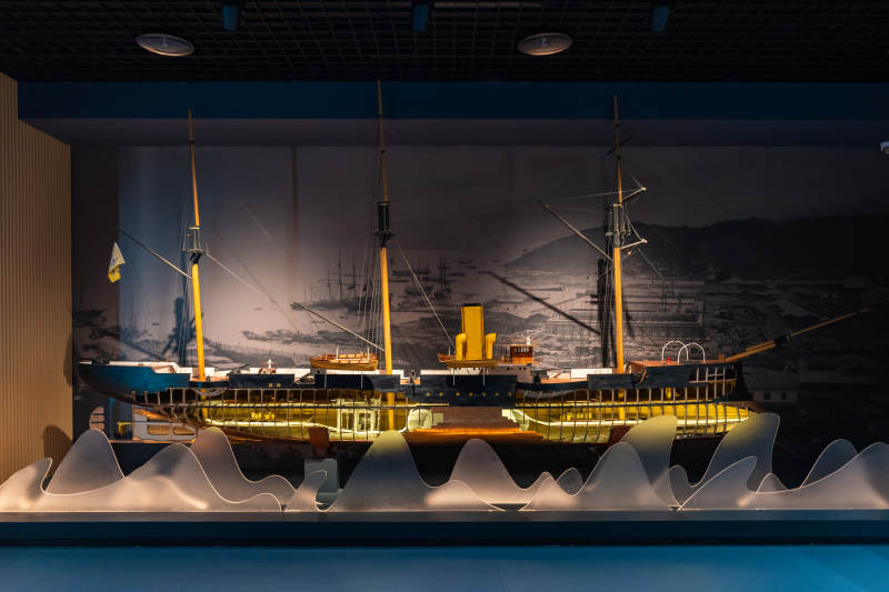 马尾船政博物馆航海模型展示图片