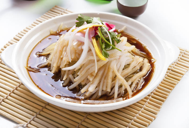 老醋白菜丝图片