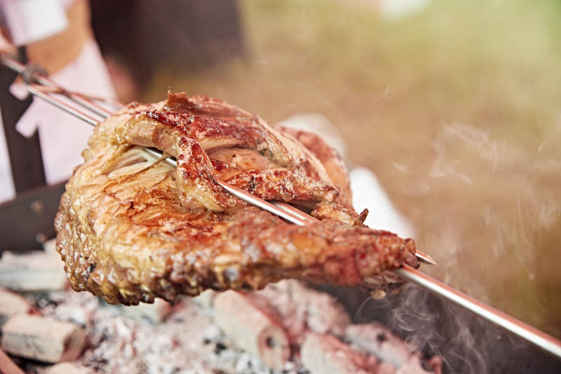 烤鸡腿 香气四溢图片