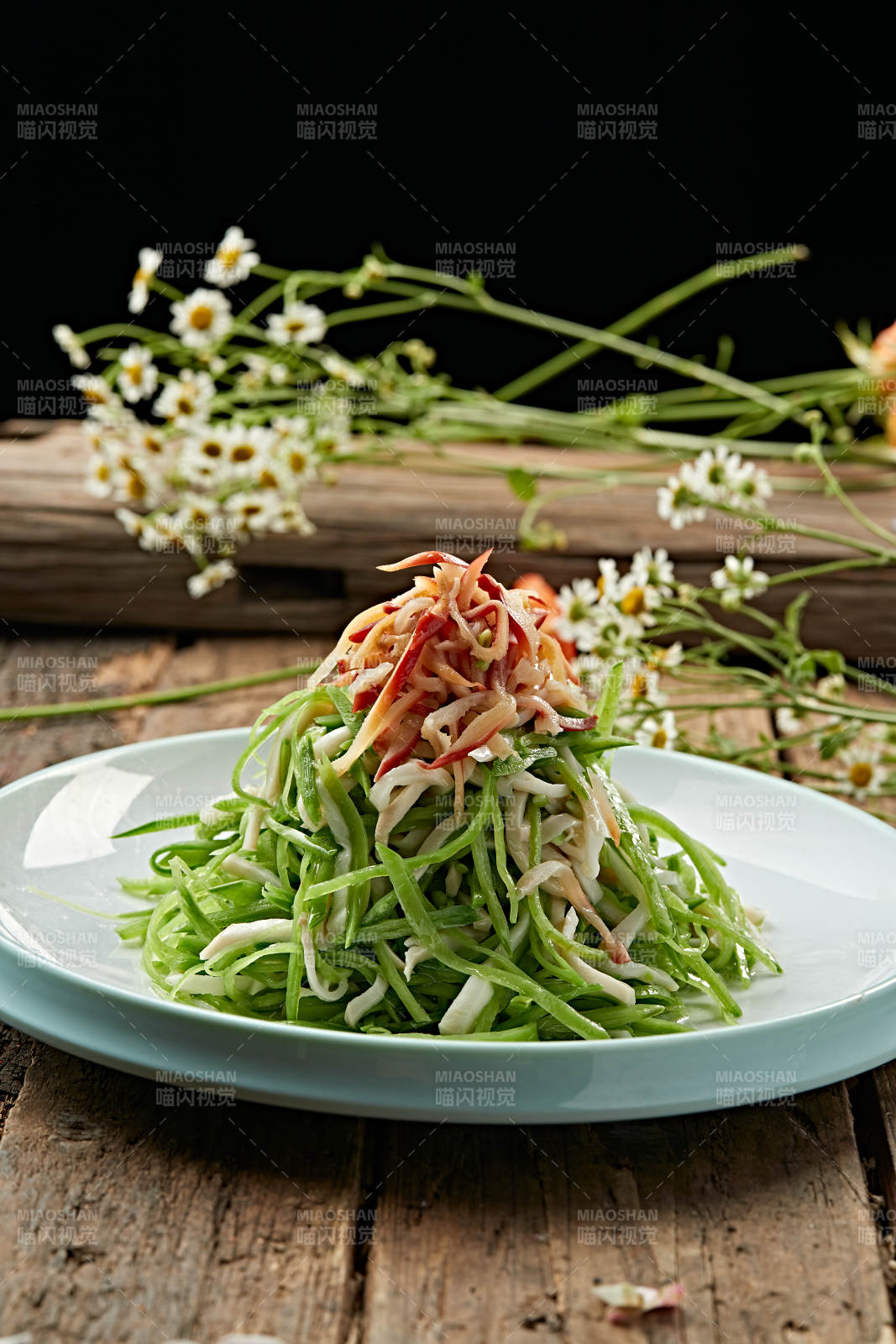 清新蔬菜沙拉图片