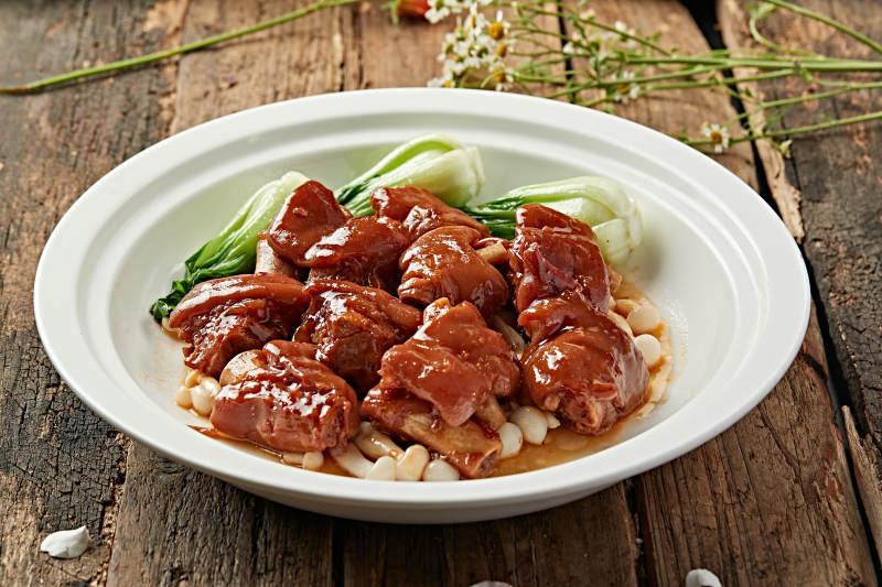 红烧鸭块配菜图片