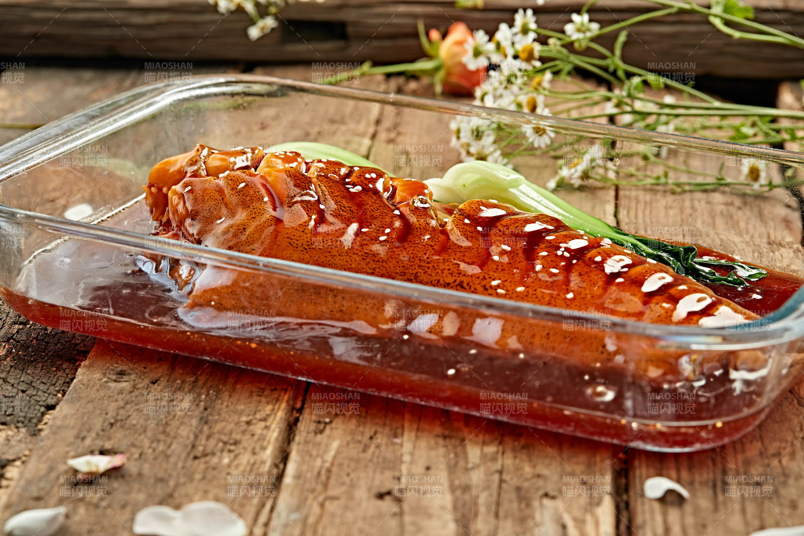 蜜汁烤鱼图片
