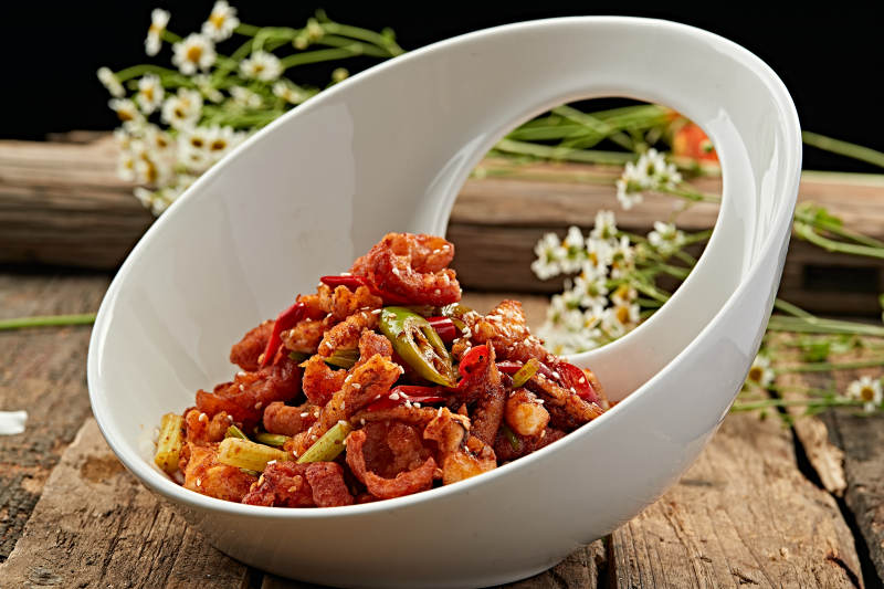 辣炒鱿鱼圈图片