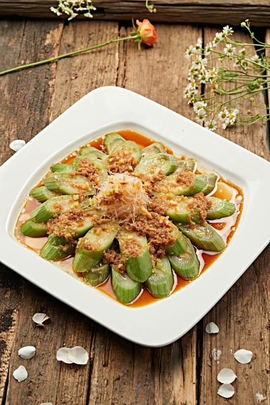 清蒸丝瓜酿肉图片